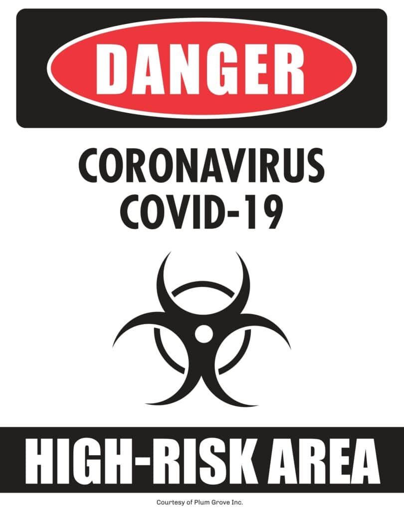 Covid-19 Free PDF Signs &amp; Posters - Edupstairs